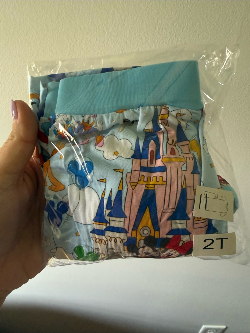BAMBOO Kids Pajama Set Disney Castle Print